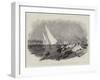 Lord Dunraven's Yacht Valkyrie in Her Trial Races at the Nore-William Lionel Wyllie-Framed Giclee Print