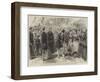 Lord Ernest Bruce Turning the First Turf of the Swindon, Marlborough, and Andover Railway-null-Framed Giclee Print