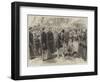 Lord Ernest Bruce Turning the First Turf of the Swindon, Marlborough, and Andover Railway-null-Framed Giclee Print