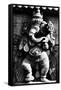 Lord Ganesh Wooden Sculpture, Mysore Temple, Karnataka, India, 1985-null-Framed Stretched Canvas