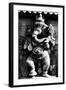 Lord Ganesh Wooden Sculpture, Mysore Temple, Karnataka, India, 1985-null-Framed Photographic Print