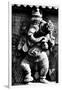 Lord Ganesh Wooden Sculpture, Mysore Temple, Karnataka, India, 1985-null-Framed Photographic Print