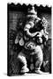 Lord Ganesh Wooden Sculpture, Mysore Temple, Karnataka, India, 1985-null-Stretched Canvas