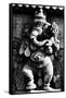 Lord Ganesh Wooden Sculpture, Mysore Temple, Karnataka, India, 1985-null-Framed Stretched Canvas