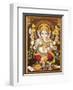 Lord Ganesha - Hindu Elephant Headed Deity - God of Wisdom, Knowledge and New Beginnings-null-Framed Art Print