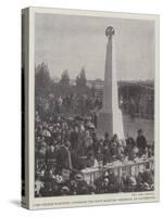 Lord George Hamilton Unveiling the Kent Martyrs' Memorial at Canterbury-null-Stretched Canvas