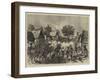 Lord Gifford and Advance Scouts Storming a Village-null-Framed Giclee Print