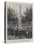 Lord Goschen Unveiling the Monument at Portsmouth to the Officers and Men of the Powerful Who Fell-null-Stretched Canvas