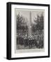 Lord Goschen Unveiling the Monument at Portsmouth to the Officers and Men of the Powerful Who Fell-null-Framed Giclee Print