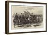 Lord Gough, Marshal Pelissier, and Staff, Inspecting the Troops at the Head-Quarters in the Crimea-Robert Thomas Landells-Framed Giclee Print