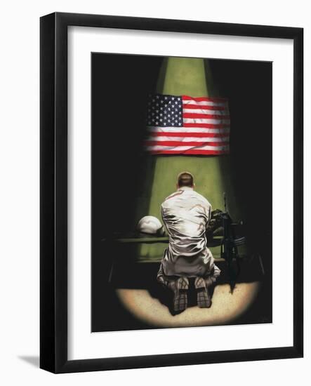 Lord Grant Me the Strength-Marc Wolfe-Framed Giclee Print