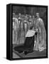 Lord Great Chamberlain Girding Sword on the King-Gordon Browne-Framed Stretched Canvas