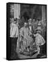 Lord Great Chamberlain Presenting Spurs to the King-John Charlton-Framed Stretched Canvas
