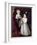 Lord Grey and Lady Mary West as Children-William Hogarth-Framed Giclee Print
