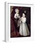 Lord Grey and Lady Mary West as Children-William Hogarth-Framed Giclee Print