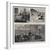 Lord Hartington Addressing a Liberal Unionist Meeting at Inverness-null-Framed Giclee Print