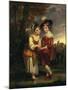 Lord Henry Spencer and Lady Charlotte Spencer, Later Charlotte Nares: the Young Fortune Tellers,…-Sir Joshua Reynolds-Mounted Giclee Print