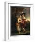 Lord Henry Spencer and Lady Charlotte Spencer, Later Charlotte Nares: the Young Fortune Tellers,…-Sir Joshua Reynolds-Framed Giclee Print