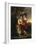 Lord Henry Spencer and Lady Charlotte Spencer, Later Charlotte Nares: the Young Fortune Tellers,…-Sir Joshua Reynolds-Framed Giclee Print