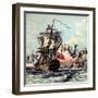 Lord Howe's Victory, 1794-null-Framed Giclee Print