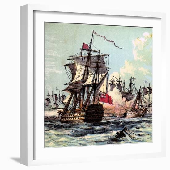 Lord Howe's Victory, 1794-null-Framed Giclee Print