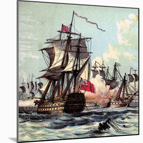 Lord Howe's Victory, 1794-null-Mounted Giclee Print