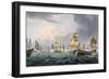 Lord Howe's Victory, 1st June 1794, Engraved by Thomas Sutherland-Thomas Whitcombe-Framed Giclee Print