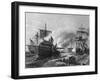 Lord Howe's Victory over the French, 1st June 1794-J Rogers-Framed Giclee Print