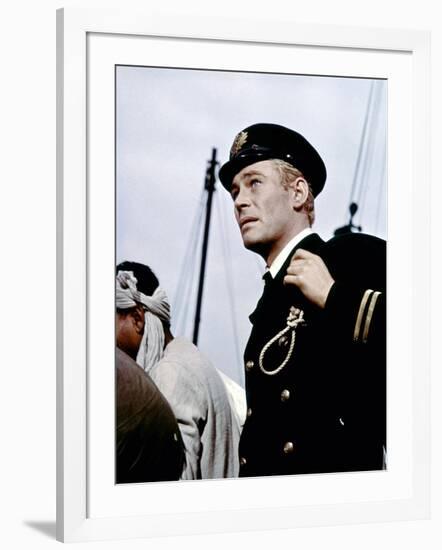 Lord Jim by Richard Brooks with Peter O'Toole, 1965 (photo)-null-Framed Photo