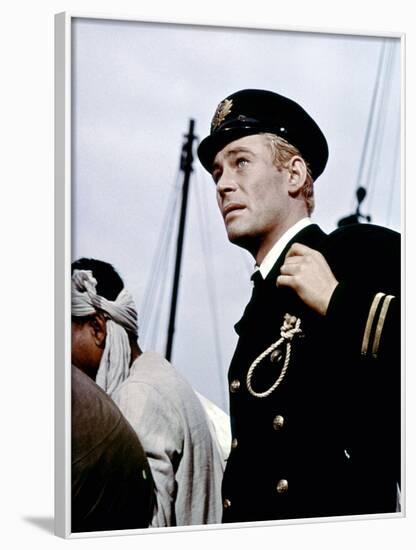 Lord Jim by Richard Brooks with Peter O'Toole, 1965 (photo)-null-Framed Photo