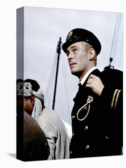 Lord Jim by Richard Brooks with Peter O'Toole, 1965 (photo)-null-Stretched Canvas