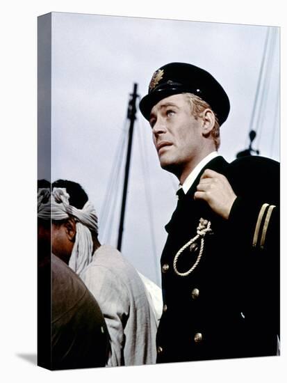 Lord Jim by Richard Brooks with Peter O'Toole, 1965 (photo)-null-Stretched Canvas