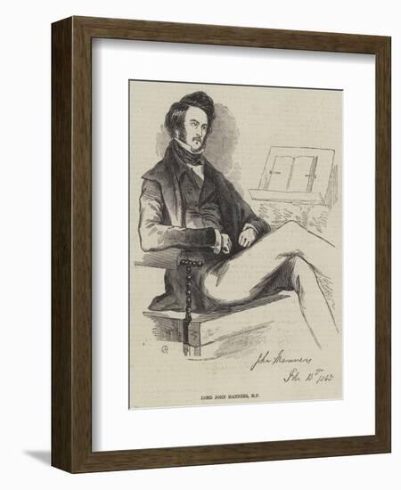 Lord John Manners-null-Framed Giclee Print