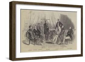 Lord John Russell Forming the New Administration-null-Framed Giclee Print