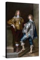 Lord John Stuart and His Brother, Lord Bernard Stuart (C.1623-45) C.1638-Sir Anthony Van Dyck-Stretched Canvas