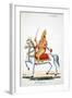 Lord Kalki on His Horse Devadatta with Sword in Hand-null-Framed Giclee Print