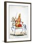 Lord Kalki on His Horse Devadatta with Sword in Hand-null-Framed Giclee Print