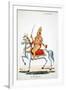 Lord Kalki on His Horse Devadatta with Sword in Hand-null-Framed Giclee Print