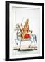 Lord Kalki on His Horse Devadatta with Sword in Hand-null-Framed Giclee Print