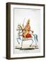 Lord Kalki on His Horse Devadatta with Sword in Hand-null-Framed Giclee Print