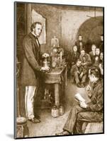 Lord Kelvin Began His Scientific Researches in Glasgow in Wine-Cellar, Converted into a Laboratory-null-Mounted Giclee Print