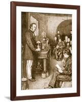 Lord Kelvin Began His Scientific Researches in Glasgow in Wine-Cellar, Converted into a Laboratory-null-Framed Giclee Print