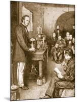 Lord Kelvin Began His Scientific Researches in Glasgow in Wine-Cellar, Converted into a Laboratory-null-Mounted Giclee Print