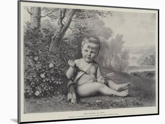 Lord Kildare as Cupid-null-Mounted Giclee Print