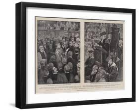 Lord Kitchener and Mr Cecil Rhodes Receiving Honorary Degrees at Oxford University-Walter Duncan-Framed Giclee Print