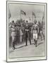 Lord Kitchener at Khartoum, Schoolboys Saluting the Ex-Sirdar-Frank Dadd-Mounted Giclee Print