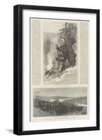 Lord Lonsdale's Travels in North America-null-Framed Giclee Print