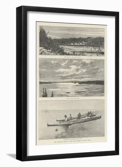 Lord Lonsdale's Travels in the Arctic Regions of North America-null-Framed Giclee Print