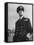 Lord Louis Mountbatten in Uniform During WWII-null-Framed Stretched Canvas