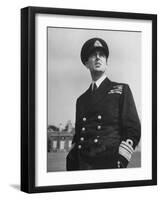 Lord Louis Mountbatten in Uniform During WWII-null-Framed Photographic Print